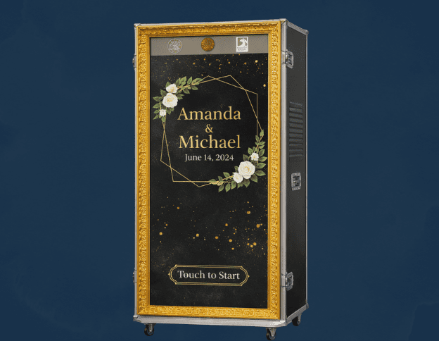 Custom Screen Branding | Frame mirror Photo Booth