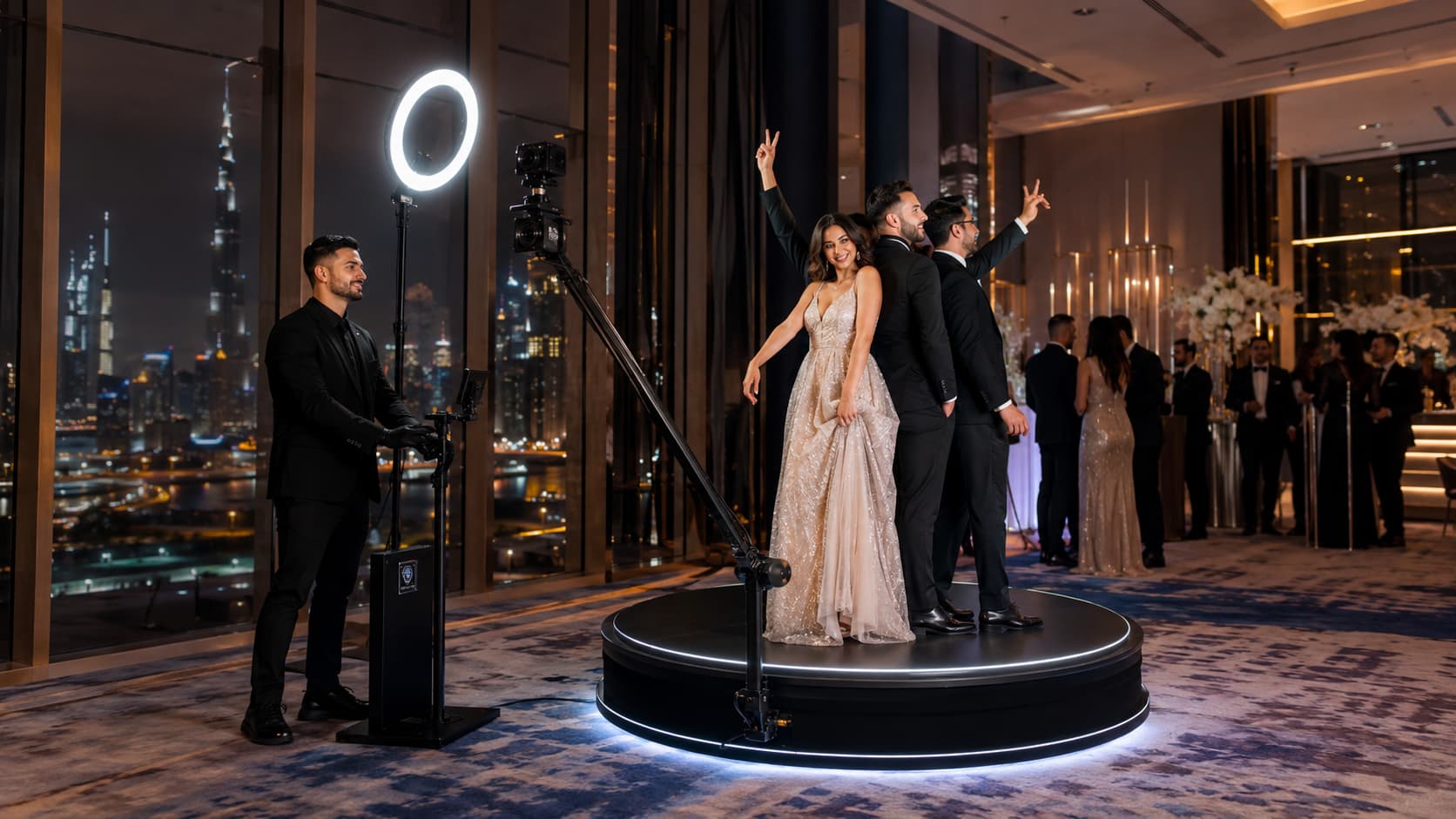 360 Photo Booth Rental Dubai