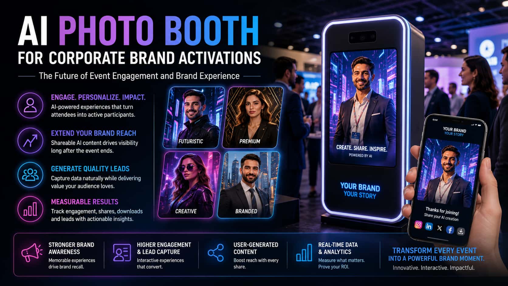 AI Photo Booth for Corporate Brand Activations