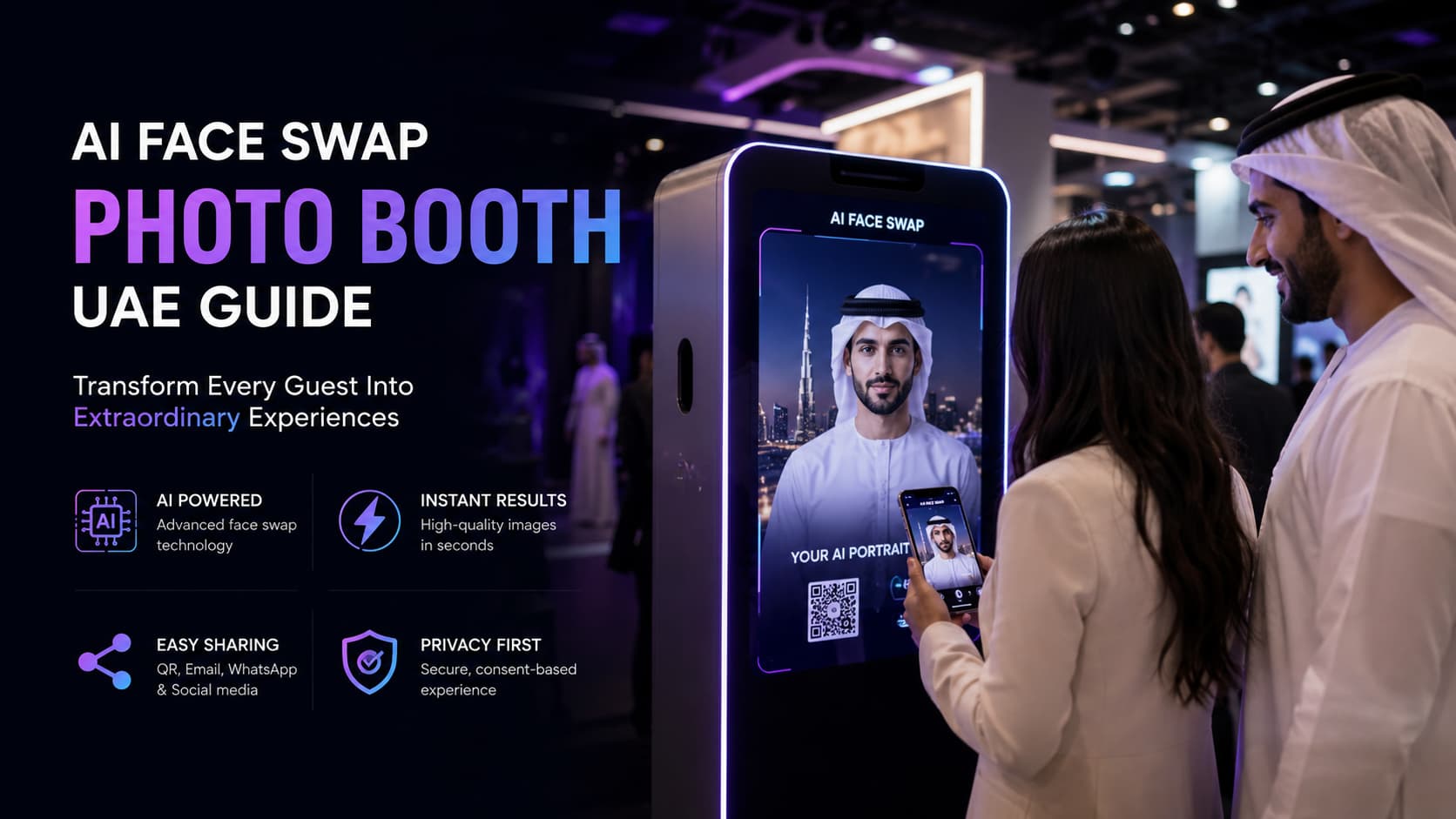 AI face swap Photo Booth UAE